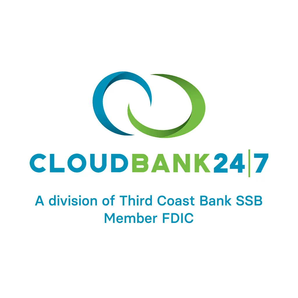 CloudBank 24/7, a division of Third Coast Bank, Member FDIC Logo