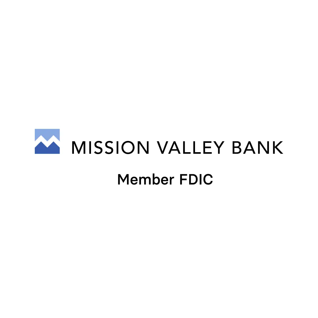 Mission Valley Bank, Member FDIC logo