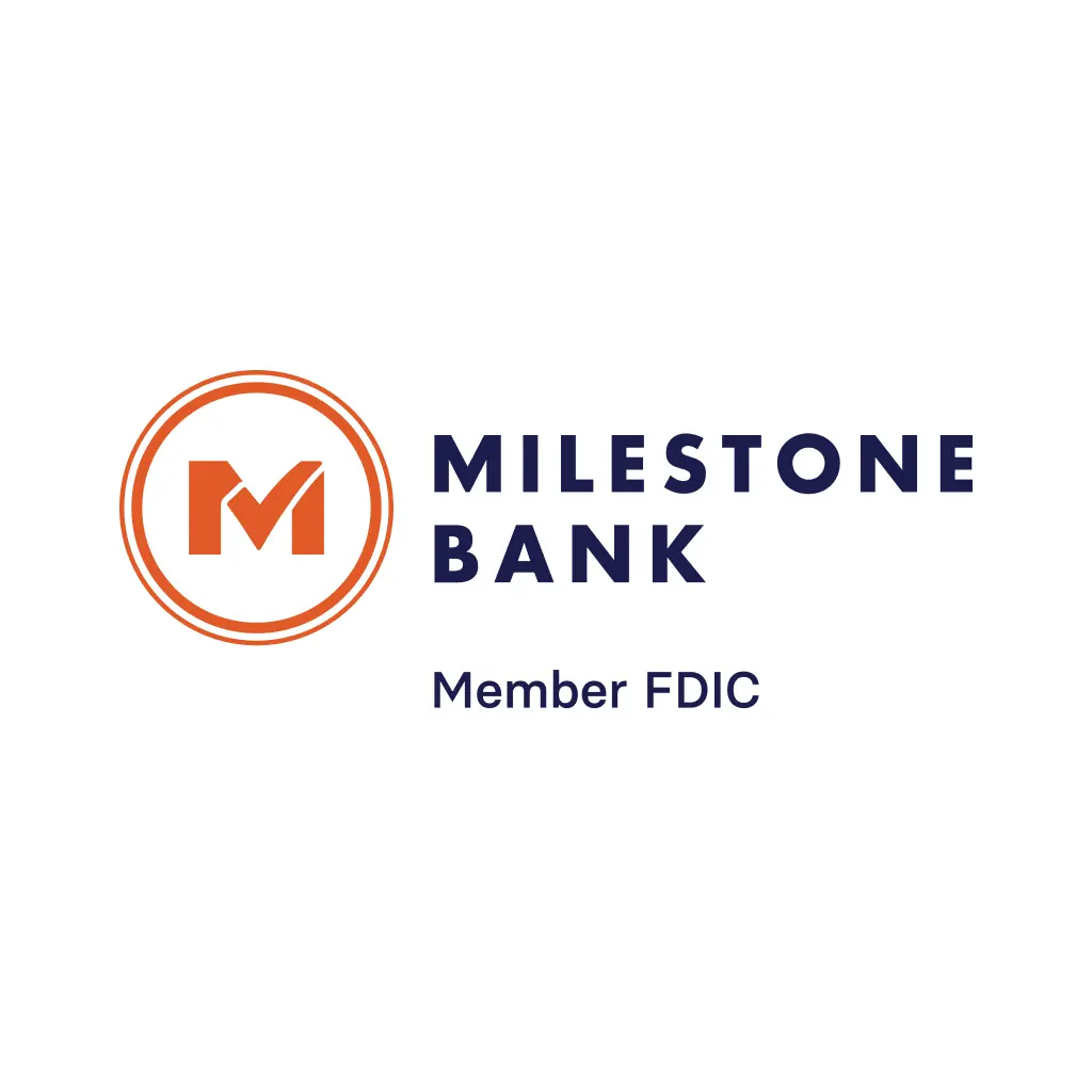 Milestone Bank, Member FDIC logo