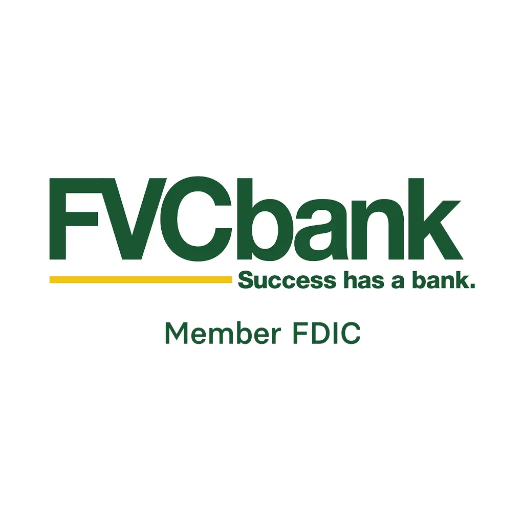 FVCbank, Member FDIC logo