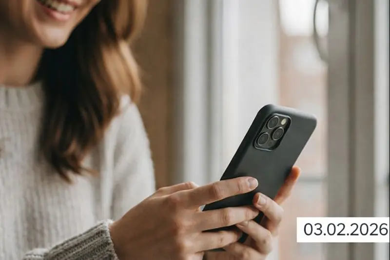 raisin_fr_comptes_référence_multiples.jpeg Femme consultant son smartphone à la lumière du jour