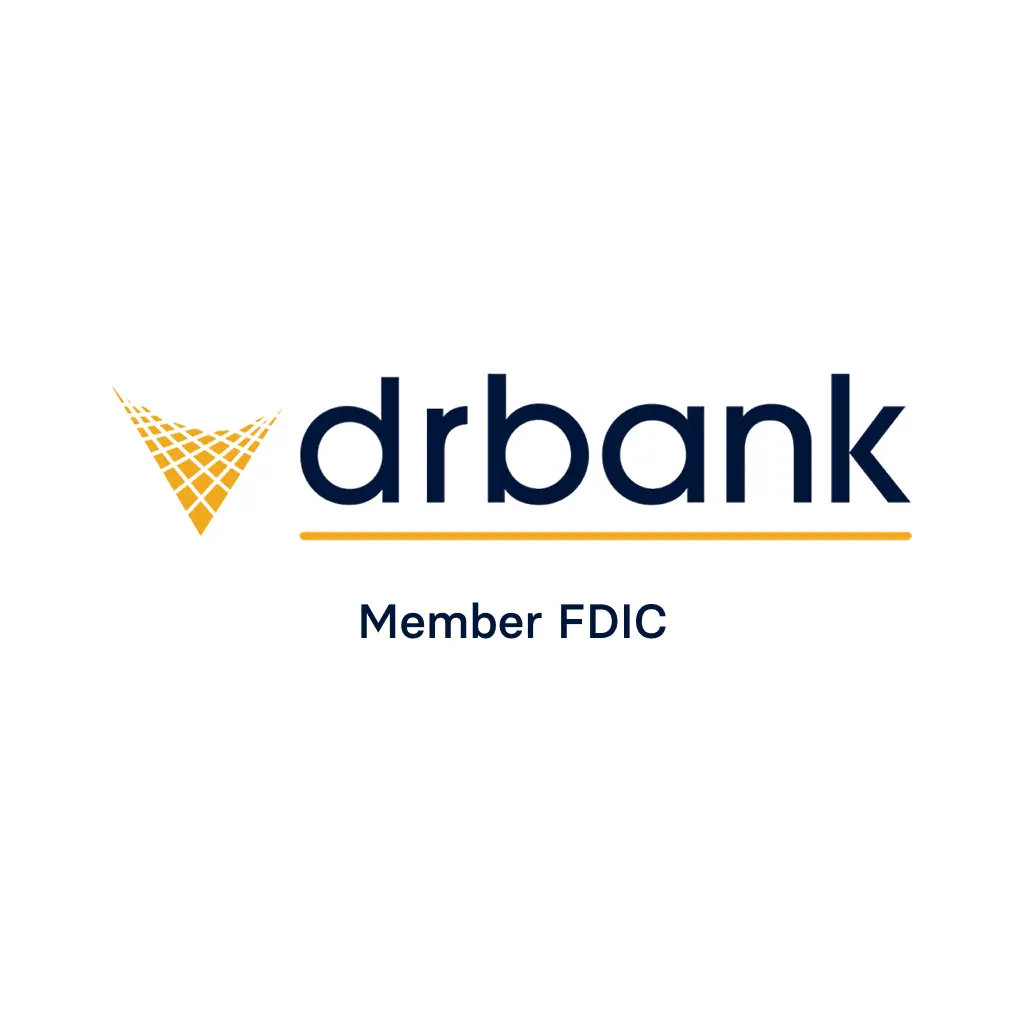 DR bank, member FDIC logo