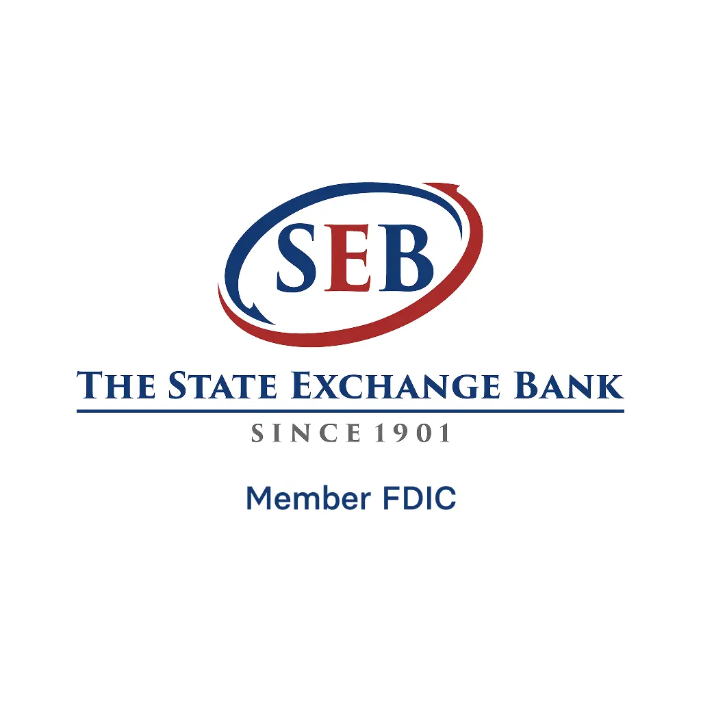 The State Exchange Bank, Member FDIC Logo