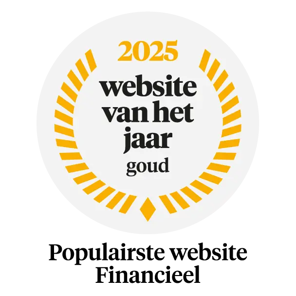 Populairste financiële website van 2025 award