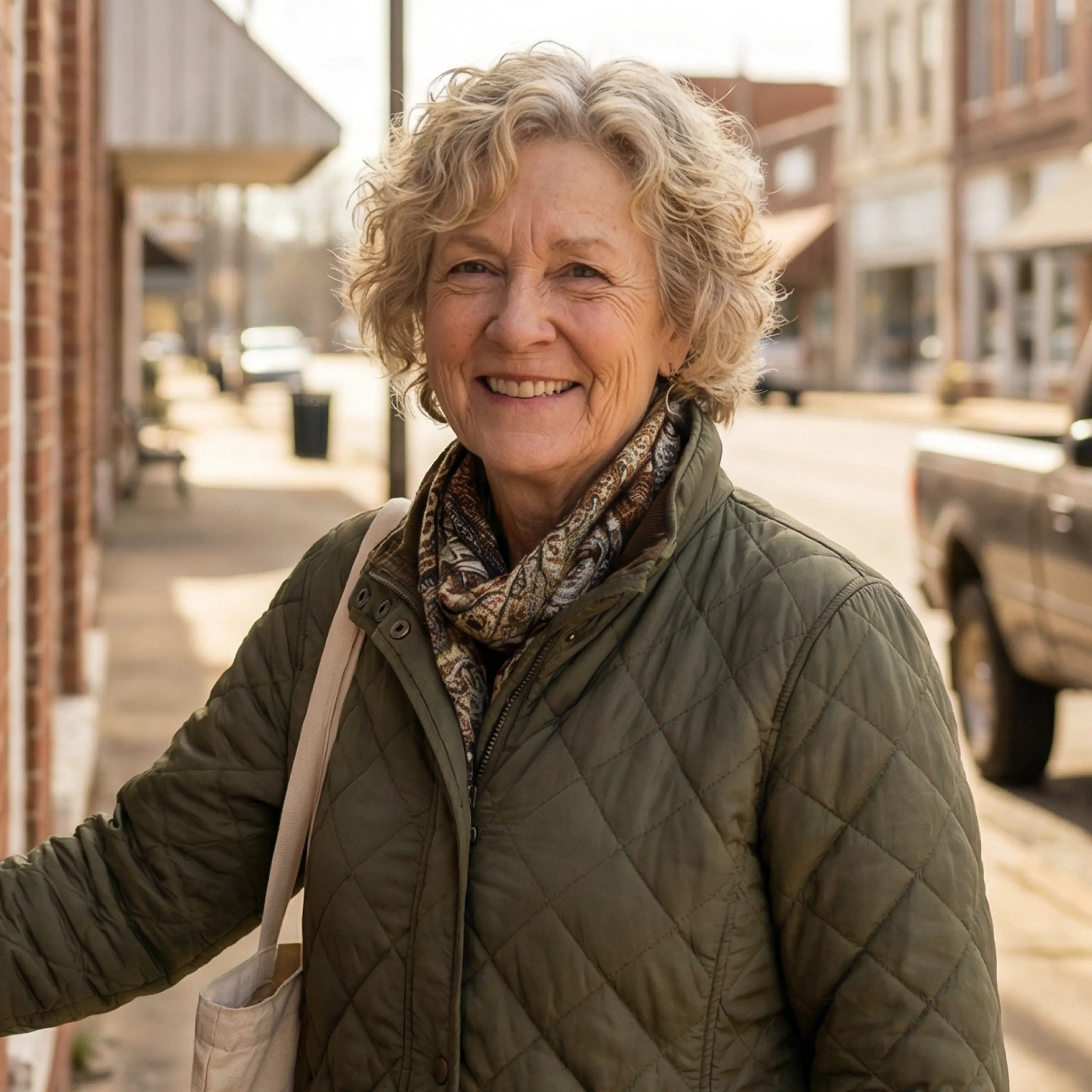 About-Generations-Bank.png Smiling woman outside on street