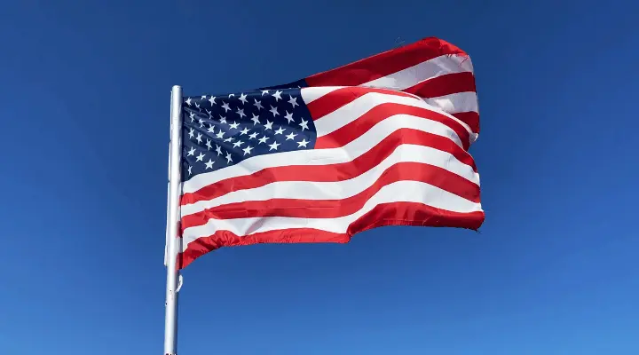 Bandera de Estados Unidos.