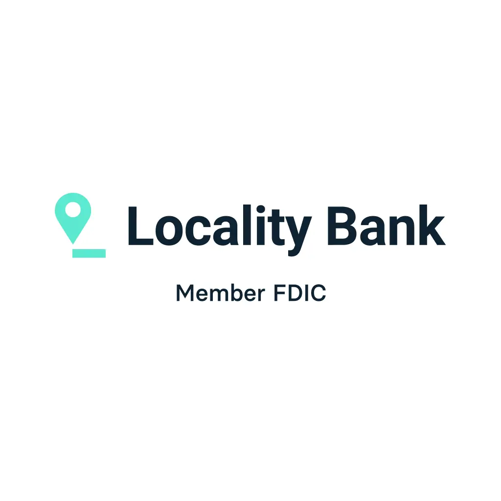 Locality Bank, Member FDIC Logo