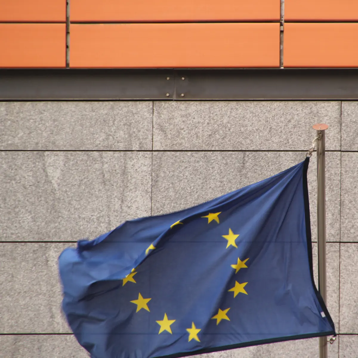 Bandera de la Unión Europea.