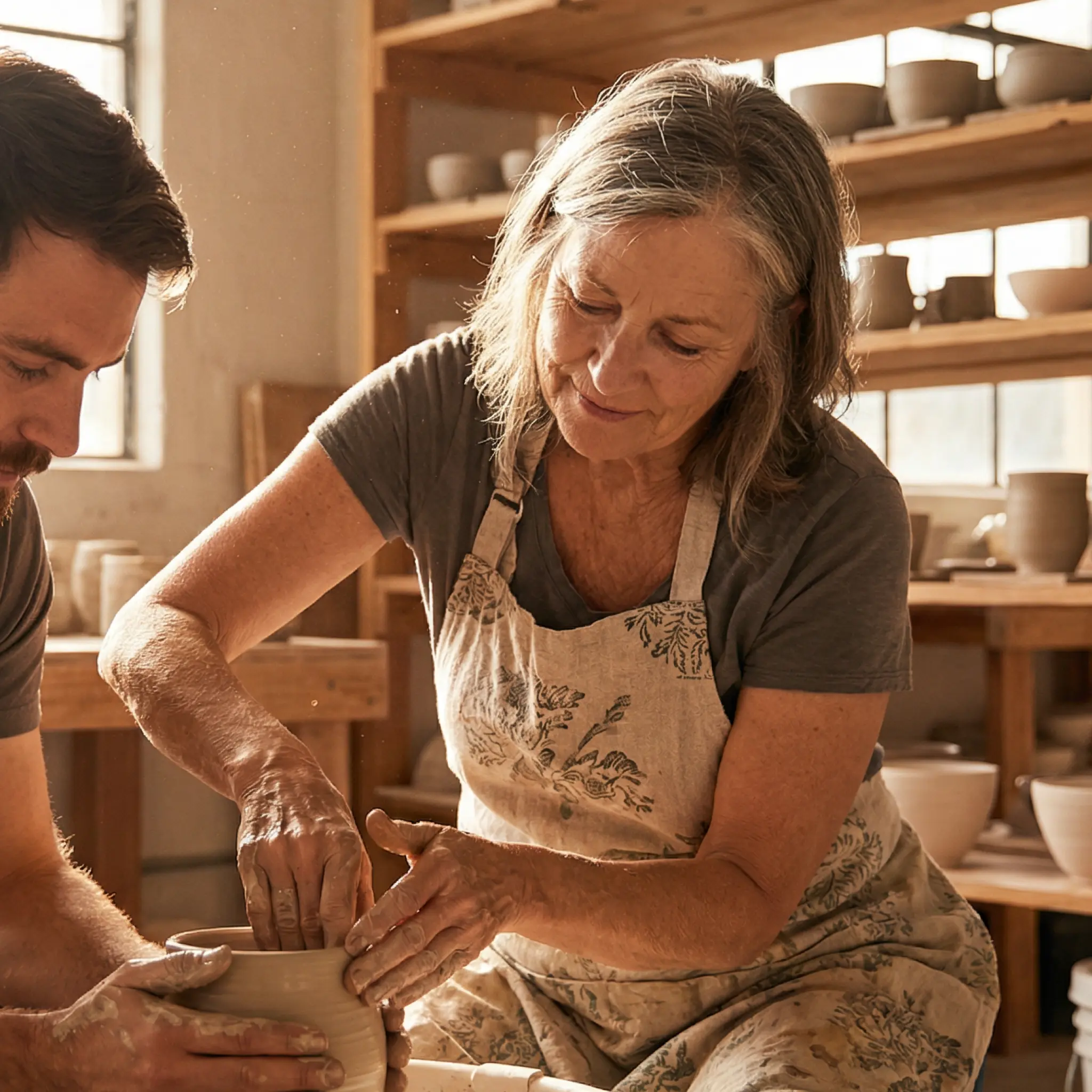 About-Consumers-Credit-Union.png Women making pottery