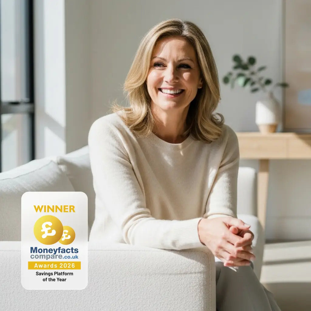 Smily woman under sunshine