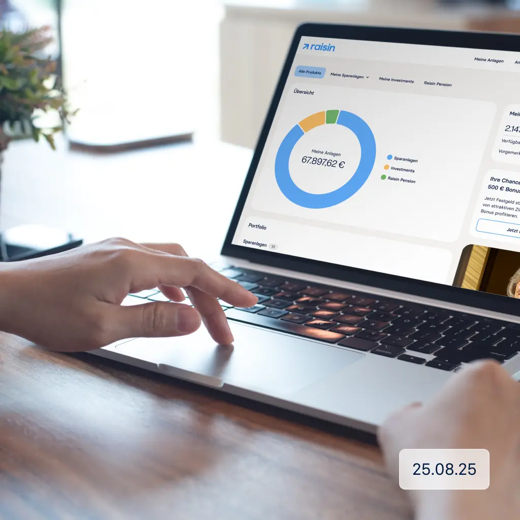 Raisin DE-Blog Neues Dashboard Das Raisin-Dashboard im modernen Design – interaktiv und mit neuen Funktionen