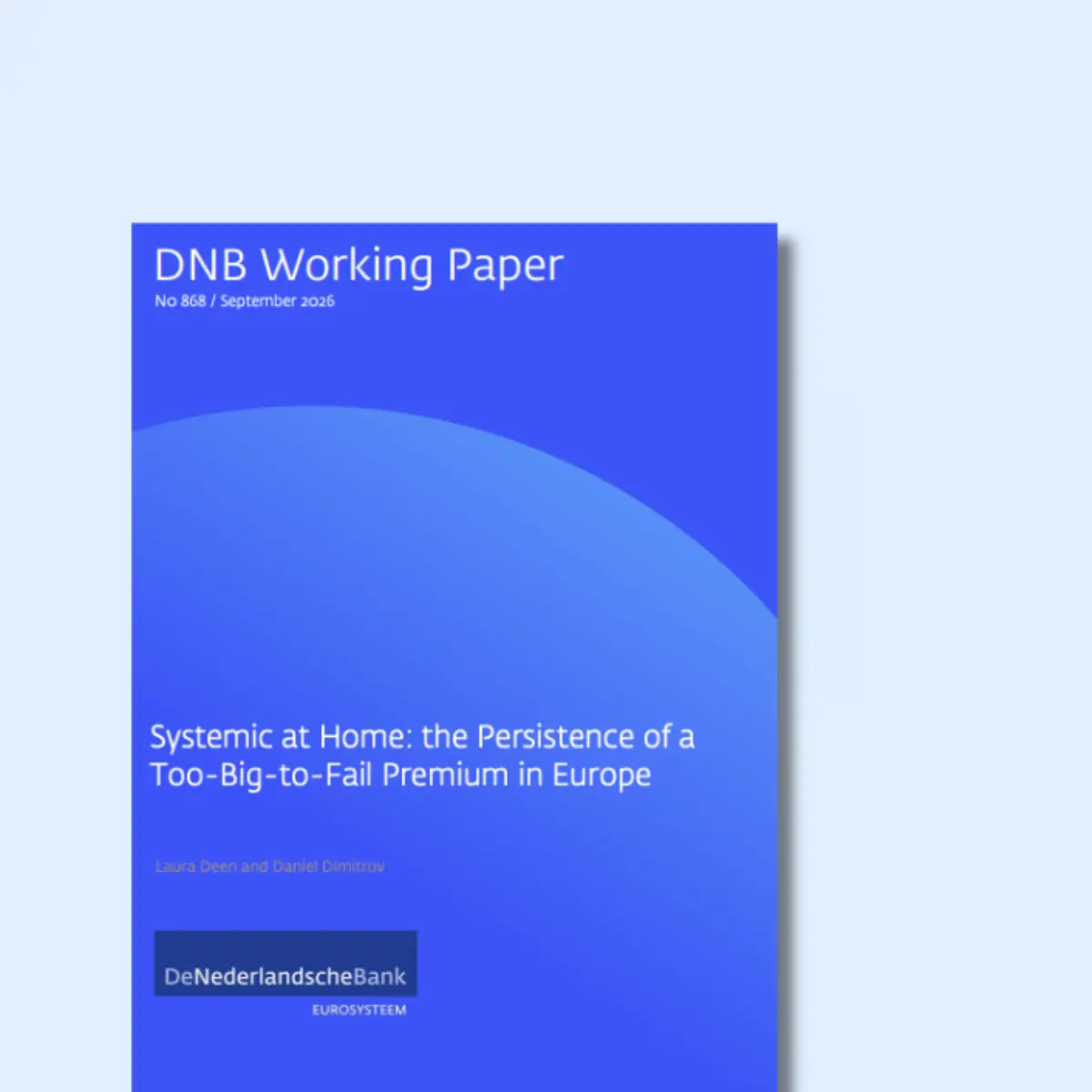 DNB Working Paper