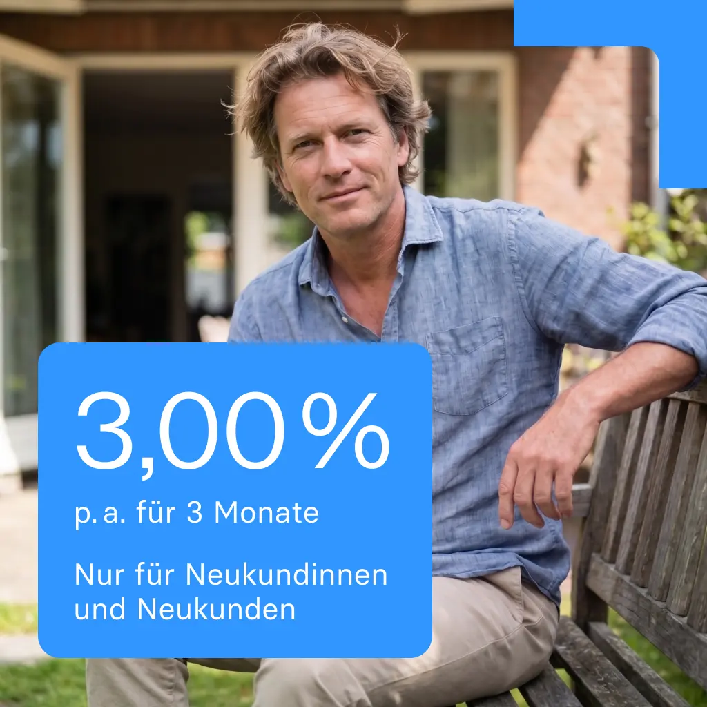 Raisin Startzins mit bis zu 3,00 %