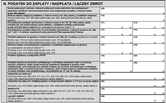 Raisin PL-Formularz urzędowy PIT 36